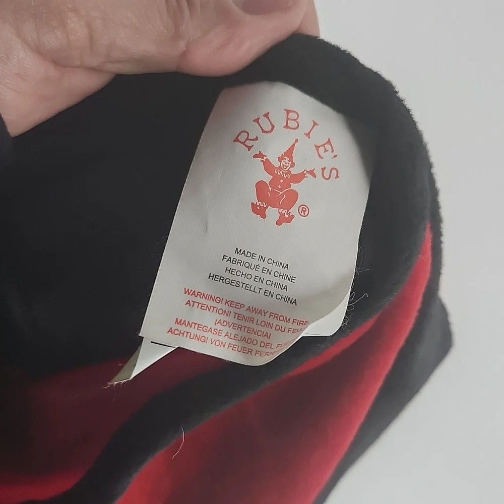 Red and Black Ladybug Costume Missing Hood OS